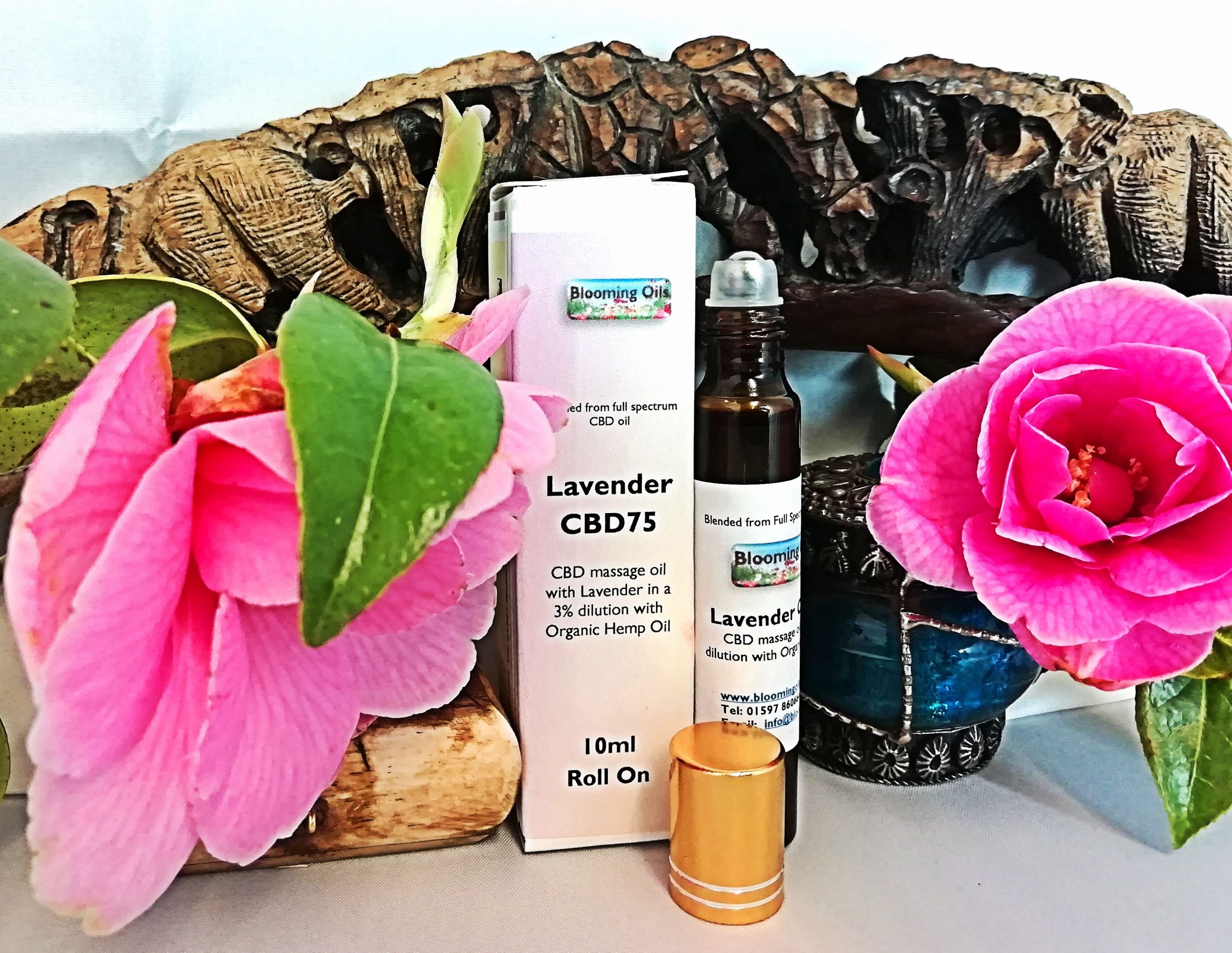 CBD753 Massage Oil with Lavender Blooming Oils